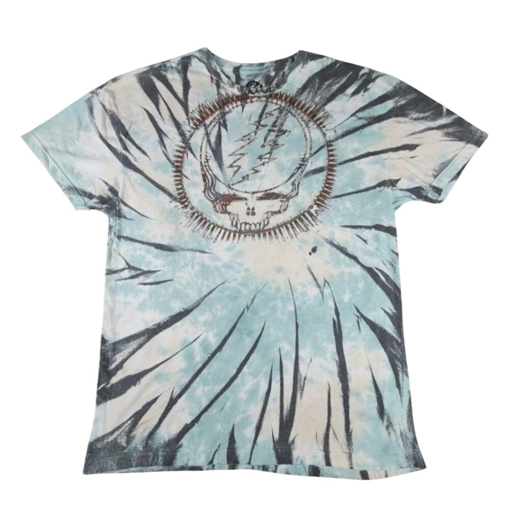 Grateful Dead Shirt Mens 2XL Tie Dye Steal Your Face Graphic Tee Tagless